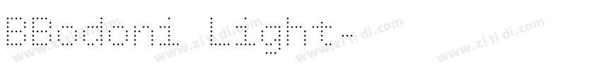 BBodoni Light字体转换